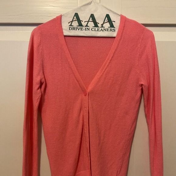 Bright Pink Knit Cardigan. - Picture 5 of 5